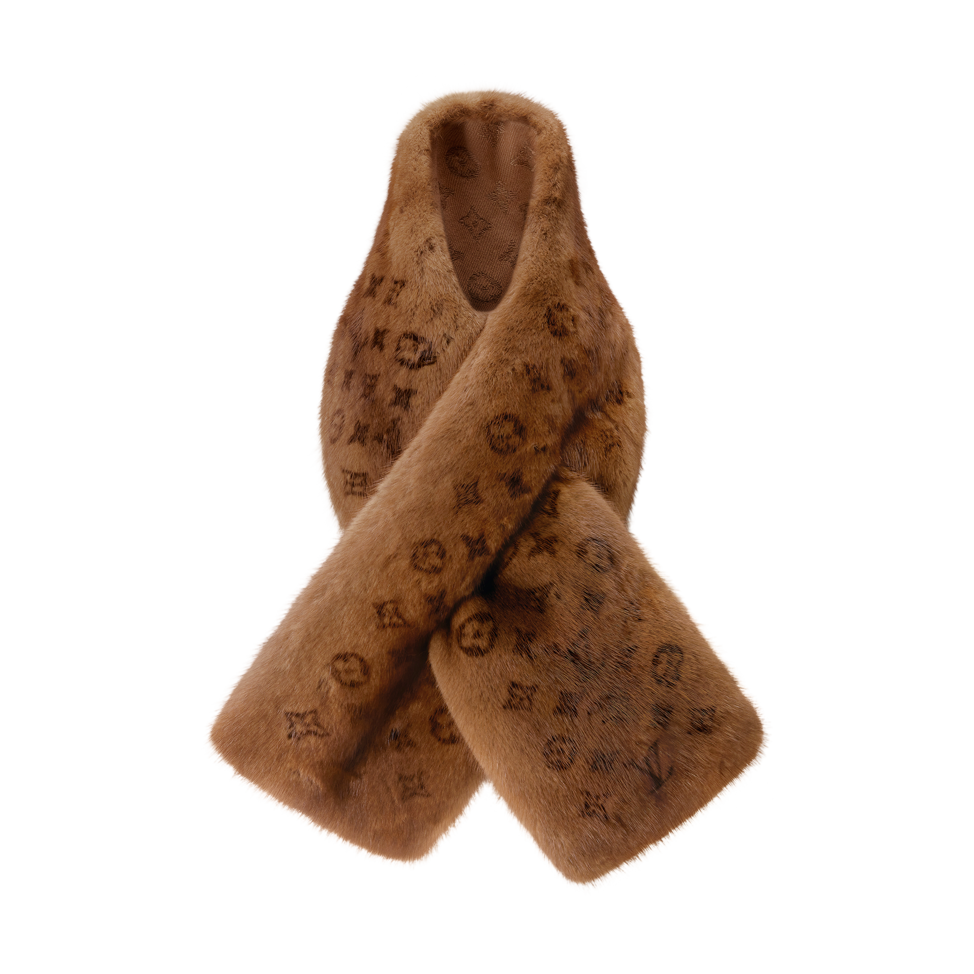 Mink Monogram Scarf - Luxury Scarves - Accessories | Women | LOUIS